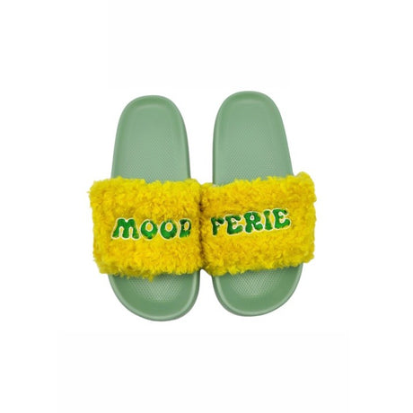 wd lifestyle wd lifestyle pantofole con strap decorazione mood ferie verde giallo taglia ml ean 8055035686509
