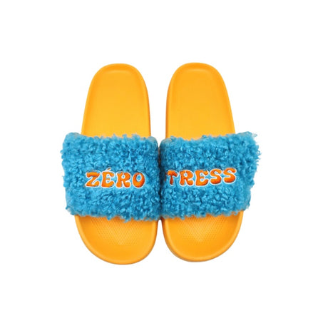 wd lifestyle wd lifestyle pantofole con strap decorazione zero stress giallo blu taglia ml ean 8055035686493