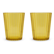 WD LifeStyle Set 2 Bicchieri in Acrilico 370 Ml Ambra