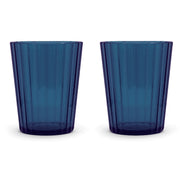 WD LifeStyle Set 2 Bicchieri in Acrilico 370 Ml Blu