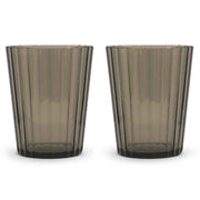 WD LifeStyle Set 2 Bicchieri in Acrilico 370 Ml Marrone