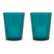 WD LifeStyle Set 2 Bicchieri in Acrilico 370 Ml Turchese