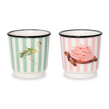 wd lifestyle wd lifestyle set 2 bicchierini caffe decoro fenicottero e tartaruga ean 8055035684277