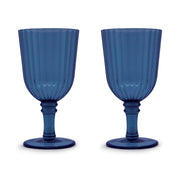 WD LifeStyle Set 2 Calici in Acrilico 460 Ml Blu