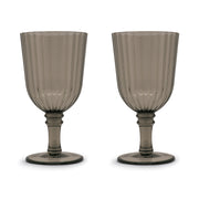 WD LifeStyle Set 2 Calici in Acrilico 460 Ml Marrone