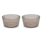WD LifeStyle Set 2 Coppette in Acrilico 490 Ml Marrone