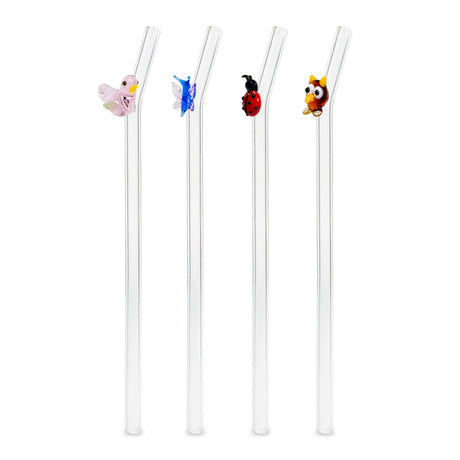 wd lifestyle wd lifestyle set 4 cannucce in vetro scovolino decoro animali ean 8055035685366