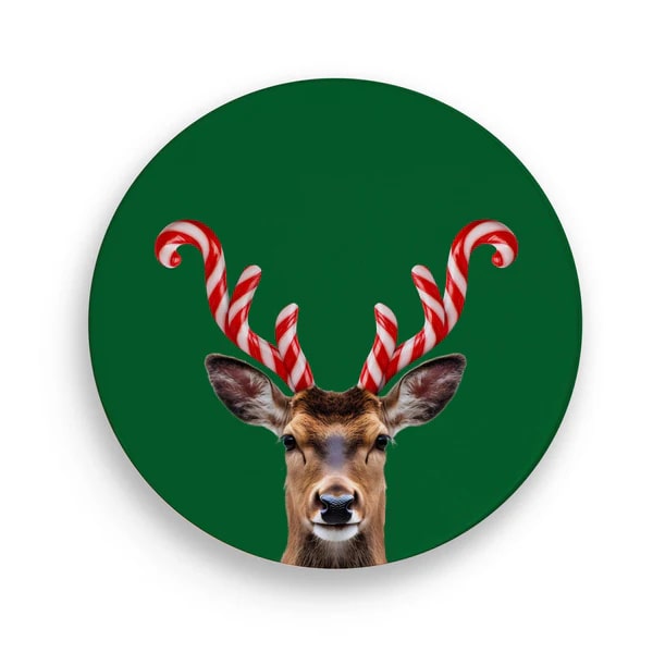 wd lifestyle wd lifestyle sottopentola ceramica d 18 cm decoro corna candy cane ean 8053300577804