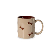 WD LifeStyle Tazza in Stoneware Decoro Osso Marrone