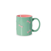 WD LifeStyle Tazza in Stoneware Decoro Osso Rosa