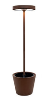 zafferano zafferano lampada poldina reverso l piantana d 435 cm h 156 cm con telecomando corten ean 8054040724831