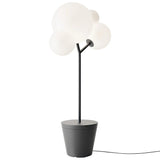 zafferano zafferano piantana tree of light h 185 cm diffusore bianco struttura nero ean 8054040729393