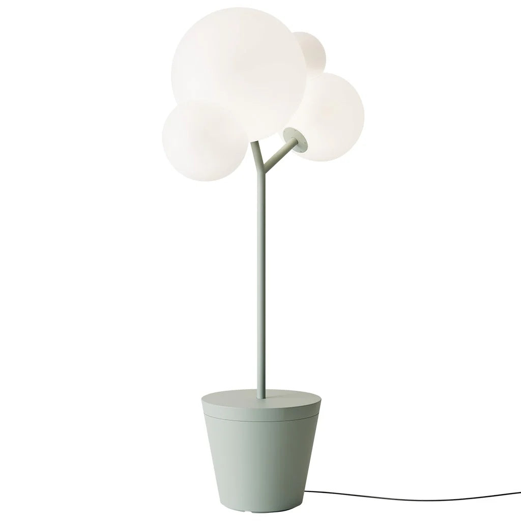 zafferano zafferano piantana tree of light h 185 cm diffusore bianco struttura salvia ean 8054040729386