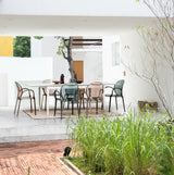 bizzotto bizzotto sedia camilla con braccioli h 87 cm p 52 cm l 58 cm caffe ean 8051836665682