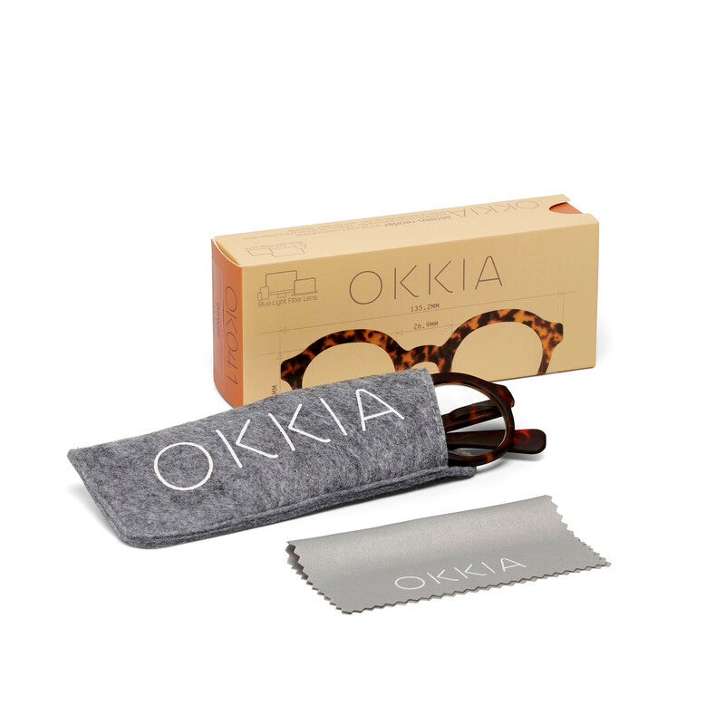 okkia okkia occhiale da lettura mod lauro premontato soft touch classic havana diottrie 2 00 ean 8055773196797
