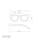 okkia okkia occhiale da lettura mod nashville premontato soft touch spring anti luce blu midnight diottrie 2 50 ean 8056211375118