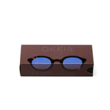 okkia okkia occhiale da sole premontato mod lauro soft touch havana black lenti blue ean 8055773197169