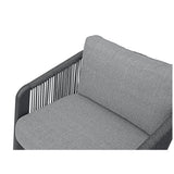 moia greenwood moia greenwood set salottino santa cruz in alluminio antracite e corda grigia 2 poltrone divano 2 posti e tavolino ean 8013054838279