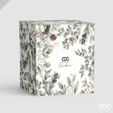 edg enzo de gasperi edg enzo de gasperi servizio piatti caminetto natalizio 24 pz ceramica bianco verde piano fondo dessert e ciotole ean 8059824668073
