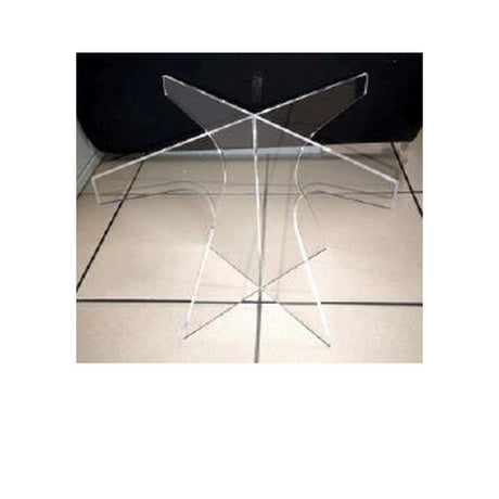 bigiemme bigiemme alzata plexiglass trasparente per top led 48x48 cm h 40 cm