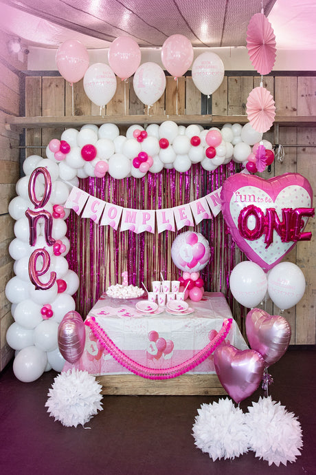bigiemme bigiemme tovagliolo compleanno palloncini 33 x 33 cm rosa cf 20 pz ean 8054317181824