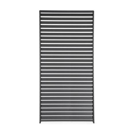 bizzotto bizzotto frangisole laterale per pergola ocean h 238 cm l 123 cm antracite ean 8051836473805