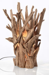 bizzotto bizzotto lampada da tavolo ace h 60 cm d 38 cm legno teak ean 8051836511378