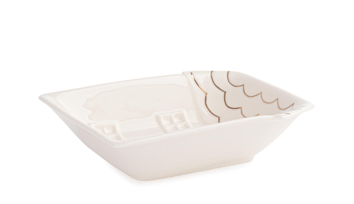 bizzotto bizzotto piatto decorativo di natale lovable casa 142 x 36 x 122 cm bianco ean 8051836752757