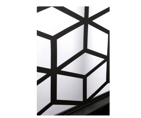 bizzotto bizzotto portafiore silvy rettangolare geometric 76 x 41 cm h 152 cm nero ean 8051836680715