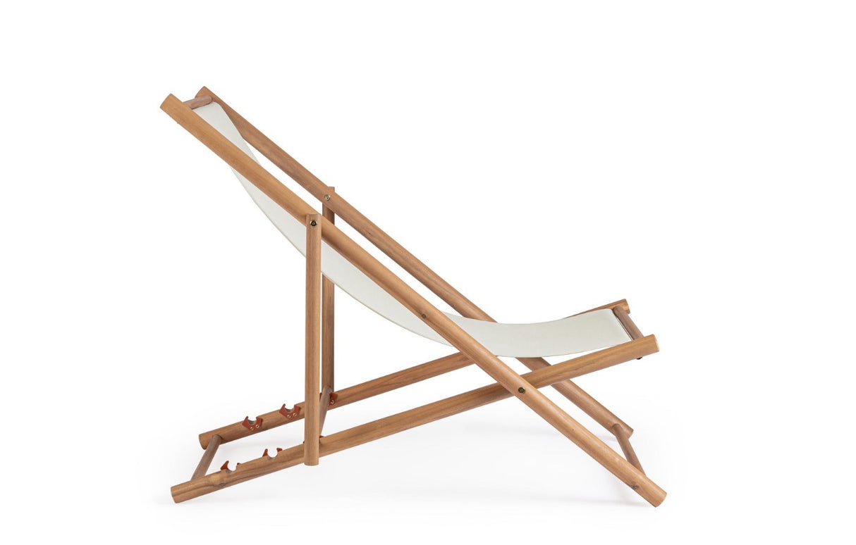 bizzotto bizzotto sdraio danubio effetto teak schienale bianco ean 8051836783843