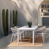 Bizzotto Bizzotto Tisch Alcora 180 x 90 cm, weiß, EAN 8051836669031