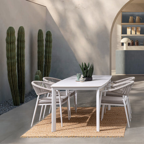 Bizzotto Bizzotto Tisch Alcora 180 x 90 cm, weiß, EAN 8051836669031