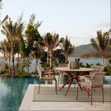 Bizzotto Bizzotto Tisch Cabas, B 120 cm, H 75 cm, Kupfer, EAN 8051836788848