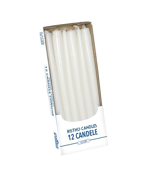 immagine-2-cereria-di-giorgio-candele-coniche-d-22-cm-h-30-cm-12-pz-bianco