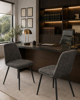 di mo di mo sedia tracy in tessuto grigio scuro 57x45x84 cm design moderno ean 8010402514816