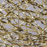 edg enzo de gasperi edg enzo de gasperi albero di natale led intreccio cono 20 microled d 40 cm d 12 cm ip20 gold ean 8059824546005