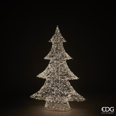 edg enzo de gasperi edg enzo de gasperi albero di natale led pearls 960 microled h 120 cm l 86 cm l 23 cm ip44 light gold ean 8059824546807