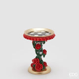 edg enzo de gasperi edg enzo de gasperi alzata decorativa natalizia calze a righe h 20 cm l 16 cm l 16 cm poliresina bianco nero ean 8059824531551