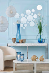 edg enzo de gasperi edg enzo de gasperi base specchio ottagonale d 20 cm vetro silver ean 8059824180889