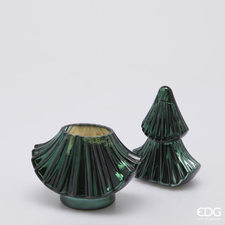 edg enzo de gasperi edg enzo de gasperi candela forest albero di natale h 25 cm l 15 cm l 9 cm mission fig jasmine green ean 8059824566768