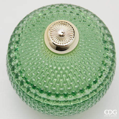 edg enzo de gasperi edg enzo de gasperi contenitore decorativo micro quadretti bombato h 145 cm d 105 cm verde ean 8059824610454