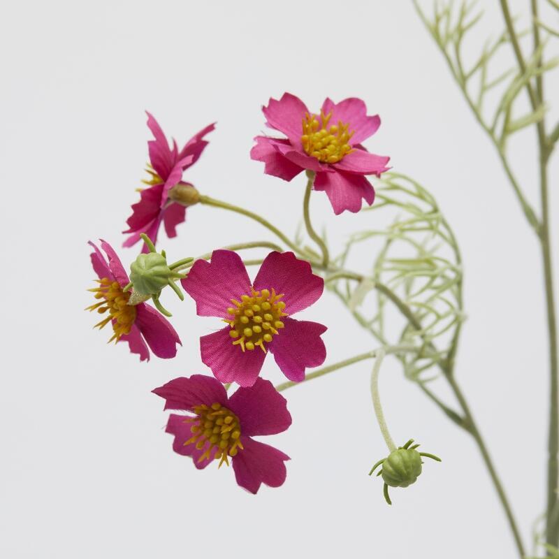 edg enzo de gasperi edg enzo de gasperi cosmos ramo con foglie h 65 cm pianta artificiale fuchsia ean 8059824485908