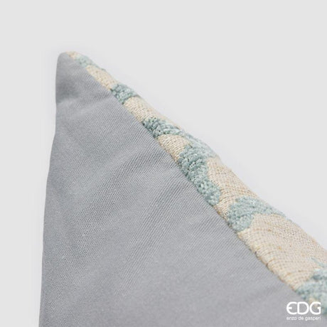 edg enzo de gasperi edg enzo de gasperi cuscino con coralli quadrato 43 x 43 cm blu bianco ean 8059824624161