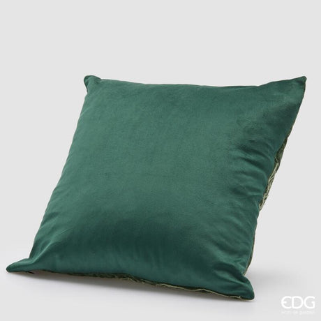 edg enzo de gasperi edg enzo de gasperi cuscino quadrato con bacche di natale 45 x 45 cm verde scuro ean 8059824584663