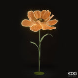edg enzo de gasperi edg enzo de gasperi decoro anemone jumbo led 12v 300w con base h 160 cm d 100 cm arancione ean 8059824640277