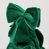 edg enzo de gasperi edg enzo de gasperi decoro cono con fiocchi di natale h 150 cm d 55 cm 3 pz green ean 8059824583970