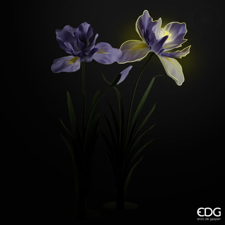 edg enzo de gasperi edg enzo de gasperi decoro iris jumbo led 12v 300w h 280 cm l 160 cm h 250 cm l 140 cm violet ean 8059824640307