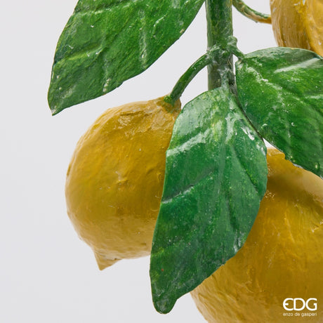 edg enzo de gasperi edg enzo de gasperi decoro limone da appendere pianta artificiale h 24 cm l 85 x 14 cm verde giallo ean 8059824628787