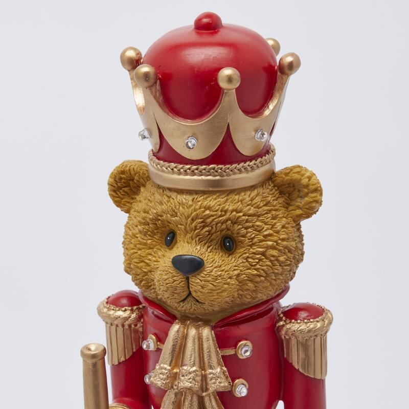 edg enzo de gasperi edg enzo de gasperi decoro orso soldatino natale miniled h 465 cm l 135 cm l 125 cm blue red ean 8059824392152