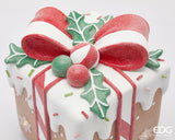 edg enzo de gasperi edg enzo de gasperi decoro pacco regalo marzapane natale led h 26 cm l 21 cm l 21 cm multicolo ean 8059824566980